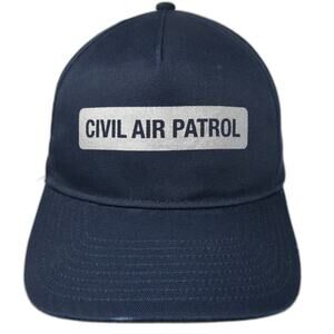 Vanguard Civil Air Patrol Hat Blue 5 Panel One Size Reflective Patch Snapback